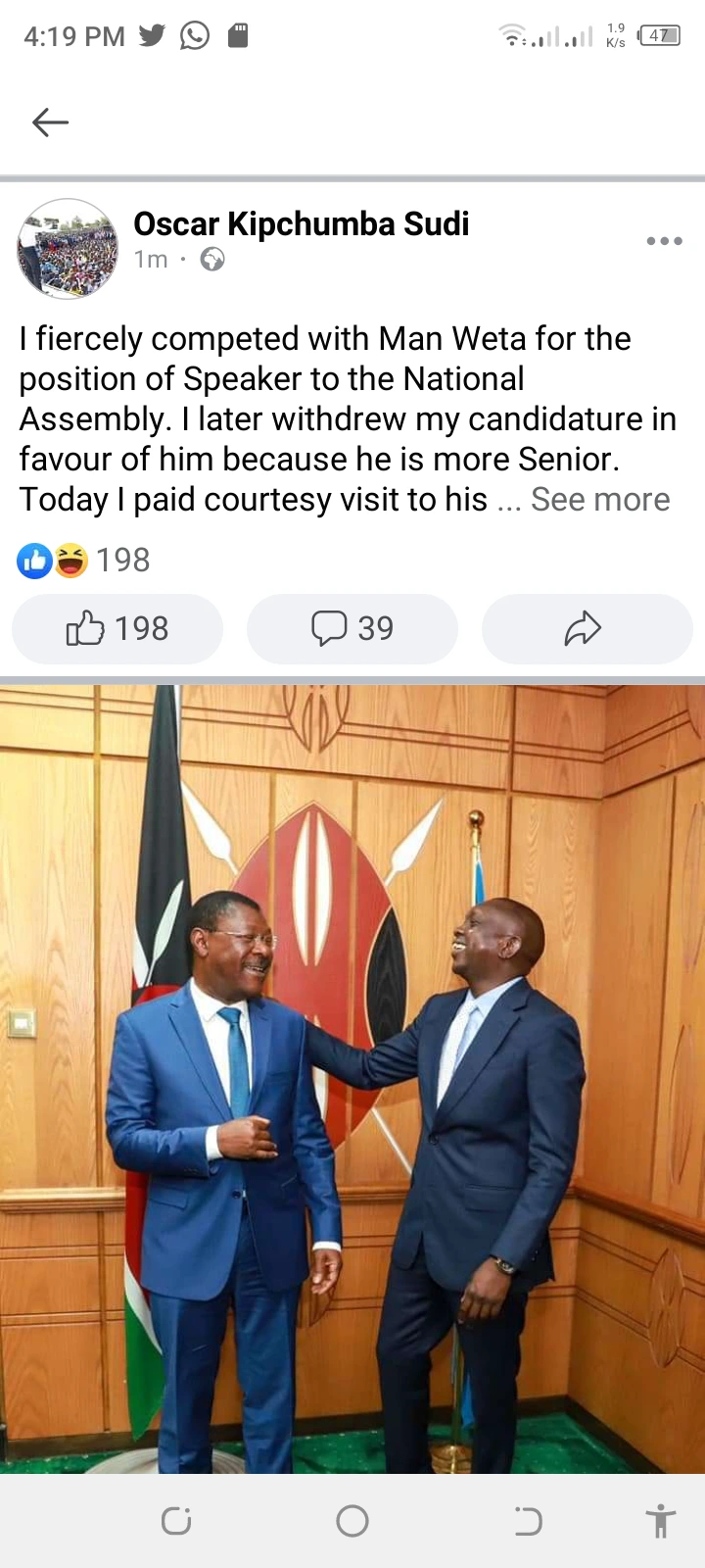 sudi and wetangula