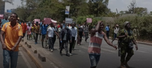 Nairobi Taxi App Drivers Stage Protest Demand Better Pay As They March Towards Ntsa Offices 8985