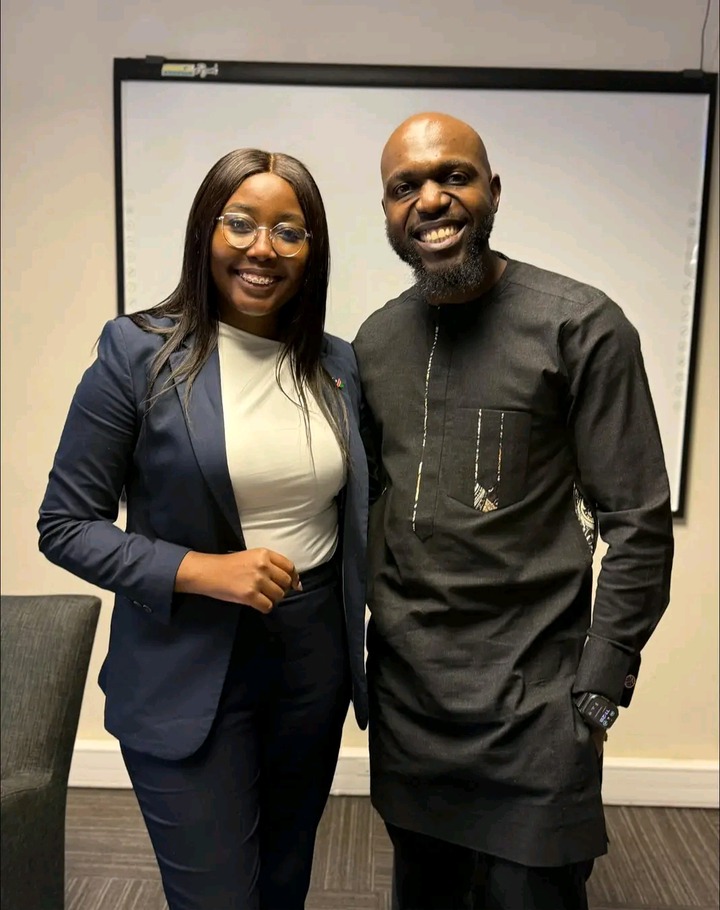 Larry Madowo and ICT Minister