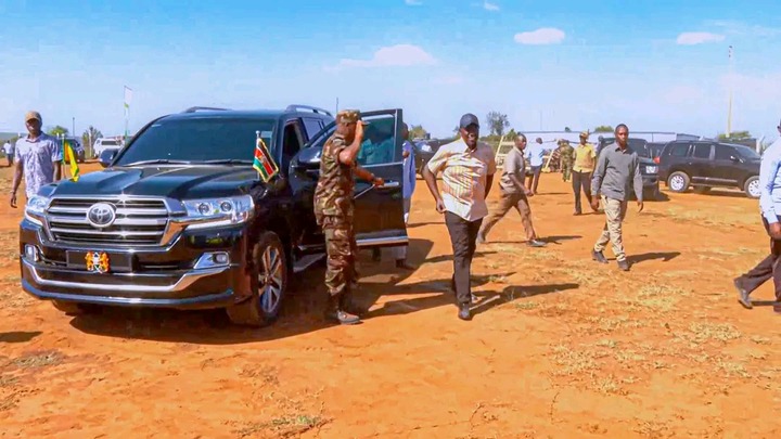 Ruto in North